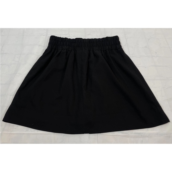 Converse One Star Black Mini Skirt Woman’s Size XS Elastic Waist ,lined Pleated - Picture 3 of 10